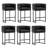 26" Upholstered Counter Stool with Metal Frame-124059856