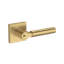 Lake Forest Keyed Entry Lever with Contemporary Square Rose in Lifetime (PVD) Polished Nickel-1890954978