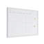 Wall Mounted Magnetic Whiteboard, 40" x 30"