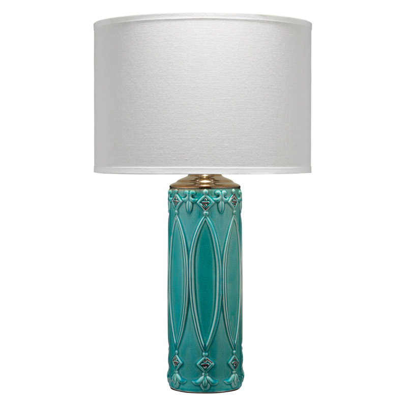 Lampe de table bleue 32 po Ludvig