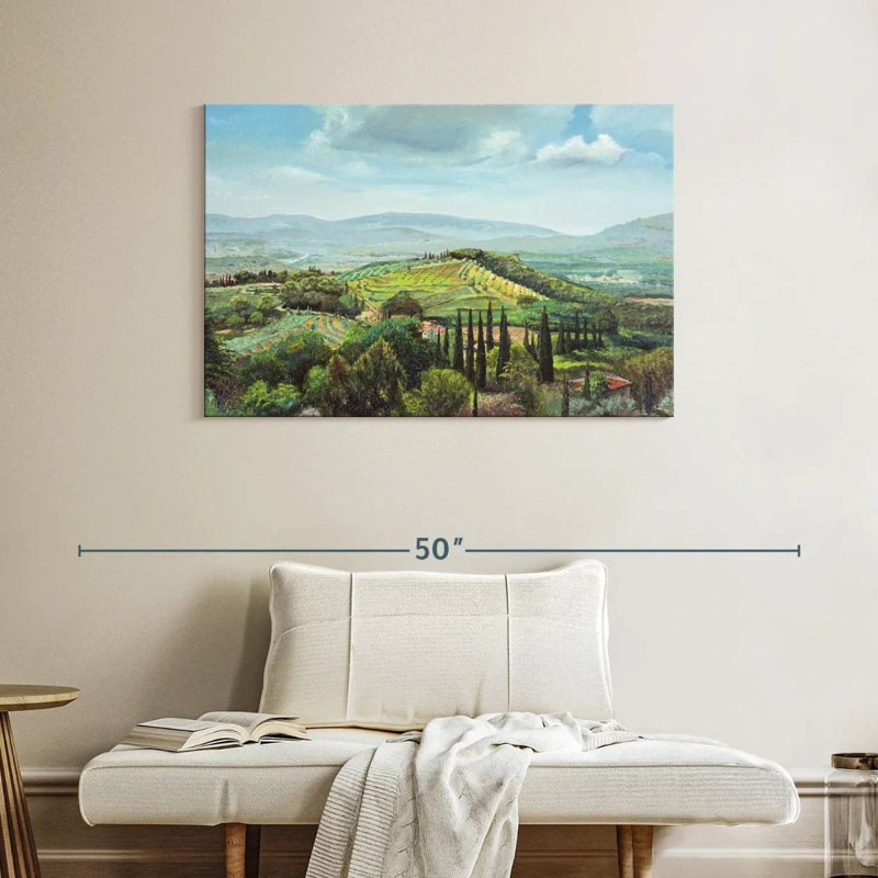 Alvord Rolling Hills Pistoia Toscane, H 26 po x l 39 po
