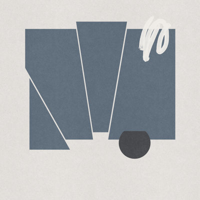 " Blue Felt IV " by Jacob Green