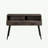Contemporary 2-Drawer Angled Entry Table – Slate Grey