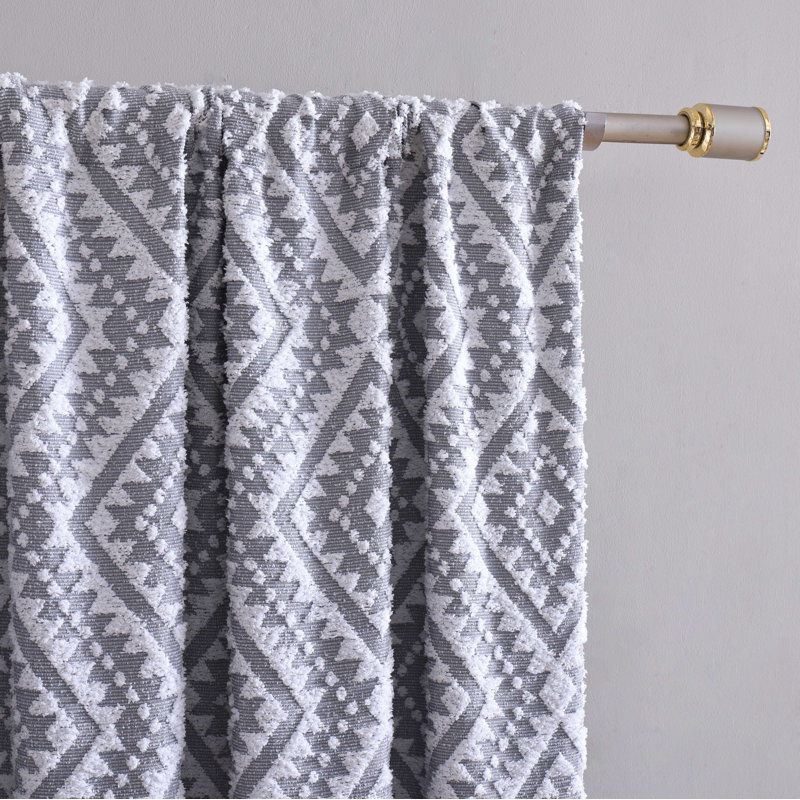 Panneau de fenêtre simple occultant avec passe-tringle Swift Home, L 54 po x L 95 po, Gris