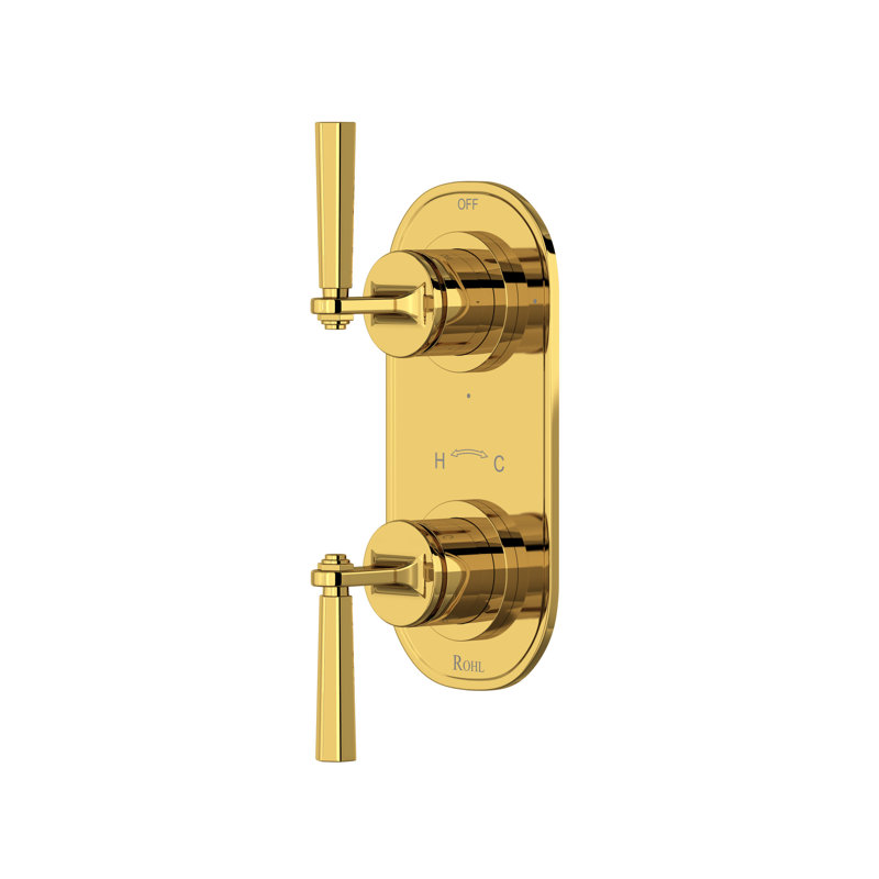 Garniture thermostatique 1/2 "avec inverseur Modelle, Laiton non laqué