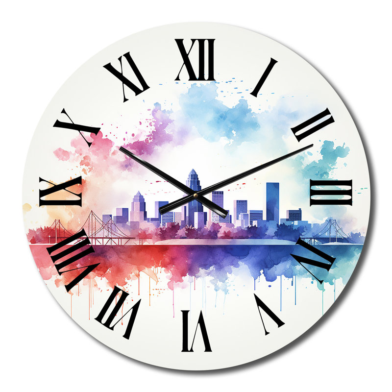 Charels - Horloge murale abstraite, Petit