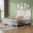48.4'' Tall Headboard Solid Wood Bed Frame-1750010933-1749119740