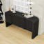 Wood Console Table with 4 Doors and Adjustable Shelves-462593662