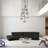 7-Light Dimmable Teardrop Chandelier (Bulbs Include)-1557909311