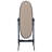 Dunne Black Cheval Mirror