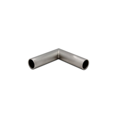 Rail de tuyauterie FHC 1,9 po de diamètre extérieur, angle à 90 degrés - Acier inoxydable brossé