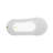 59" Streamline Clawfoot Soaking Acrylic Bathtub-76892378-62783340
