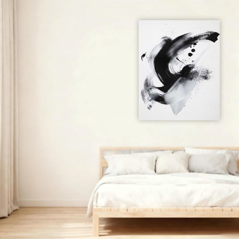 Art mural minimaliste sur toile 24 "x 36"