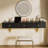 47" Floating Shelf With Drawer, Multi-Purpose Wall-Mounted Vanity Table, Mounted Desk, Floating Table For Bedroom