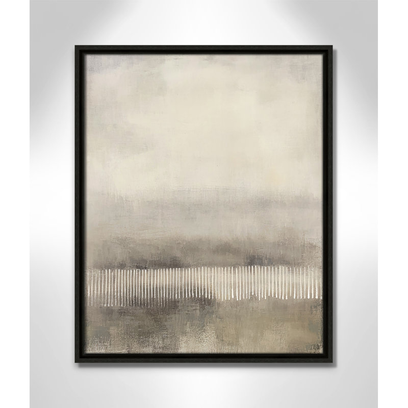Équilibre équilibré «I» par Irena Orlov, H 21,5 po x l 17,5 po, Flottant espresso