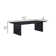 Jack 64-82 Inch Dining Table, Rectangular, Removable Extension Leaf, Black