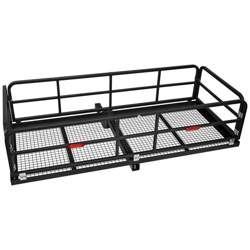 60*26*13.8 in Heavy-Duty Folding Hitch Cargo Carrier Basket without wheels and handles 750 lbs Capacity for Car SUV Truck Portable Ideal for Camping and Hauling