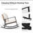 Bhawna Rocking Wicker Patio Chair