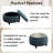 Upholstered Round Ottoman With Reversible Lid-43286659