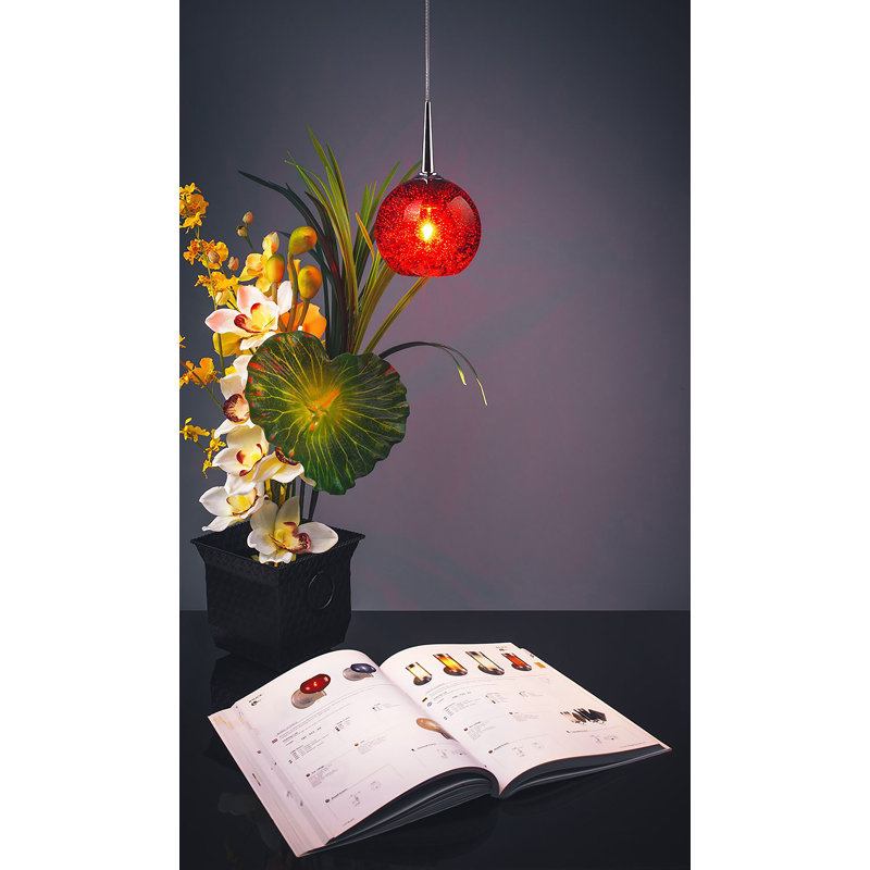 Bobo 1 - Light Single Globe LED Pendant, Clear