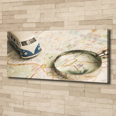 Symbolism Of Travel - Wrapped Canvas Print