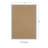 Nannette Handmade Dark Beige Berber with Ice Blue Cotton Border Made in the USA Area Rug-751625594