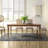 Tasheeka Pine Rectangular Solid Wood Top with Solid Wood Base Dining Table-1528482424