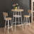 Bar Table, Equipped With 2 Bar Stools