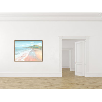 " Rose Coloured Beach " by Ryan Brown Painting Print