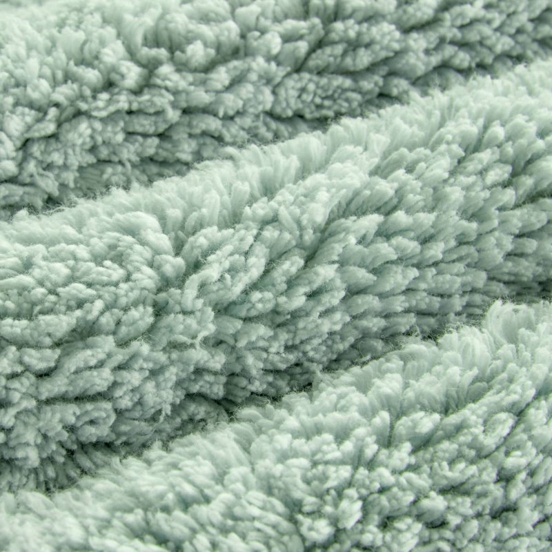 1 PCS 24X44" 100% Cotton Tufted 3000 GSM Reversible Bath Rug, Green, Rectangle 2' x 3'8"