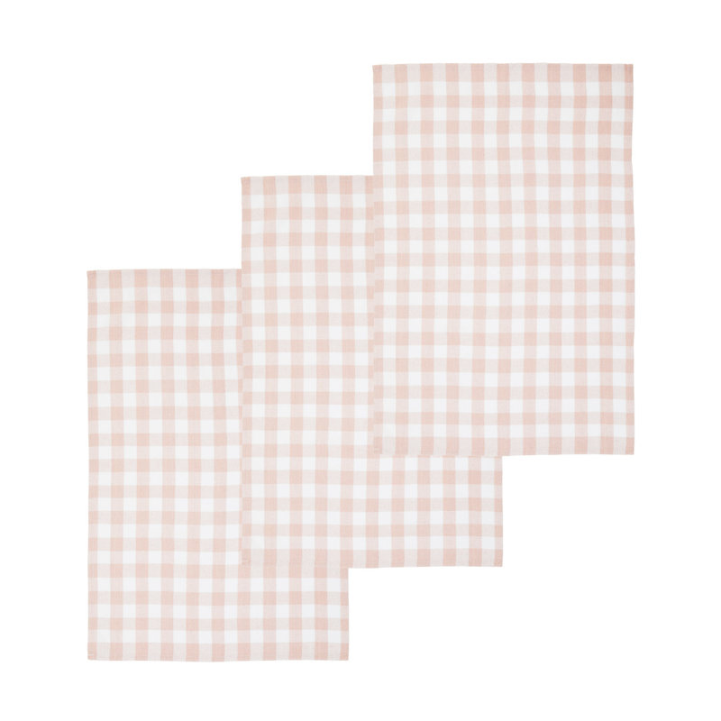 Cotton Waffle Tea Towel Kitchen Towel, Amber