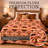 Plush Western Fleece Blanket, with Sherpa Reverse-100354108-100354101