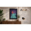 Psychedelic Profile Retro - Framed Print-749292973-749292950