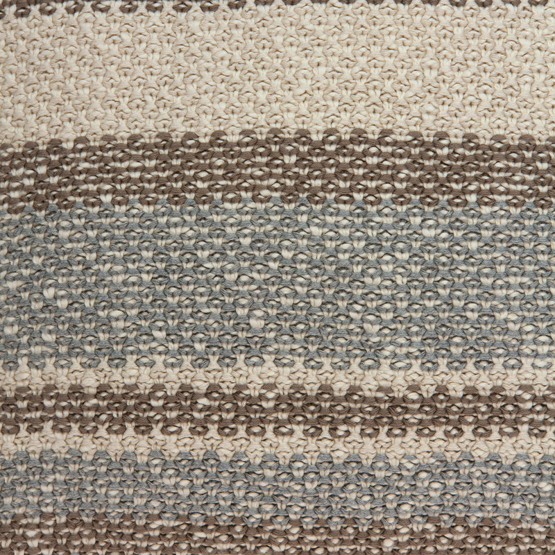  Coussin en coton, Polyester/ bourre en polyester, Beige