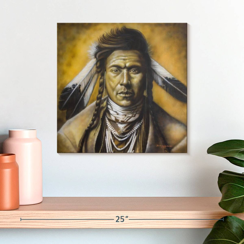 Leisha Young Warrior, 16" H x 16" W