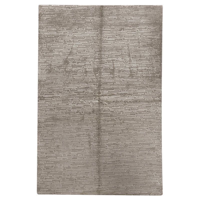 High-Quality Hand-Knotted Ivory Area Rug