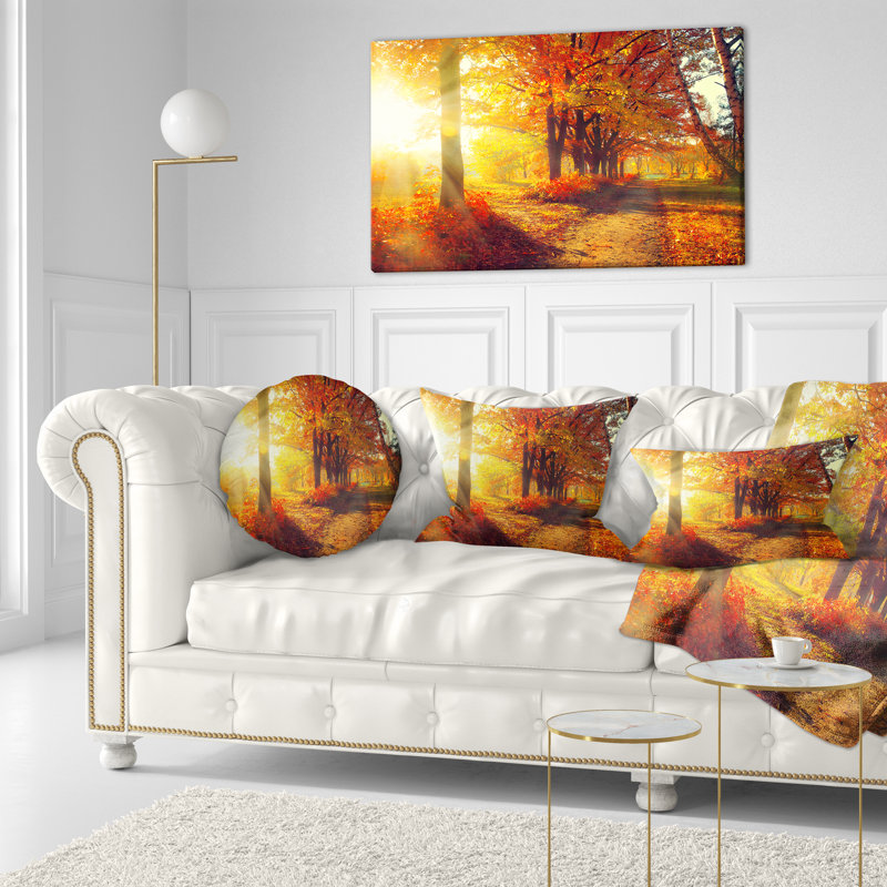 Landscape Reversible Throw Pillow