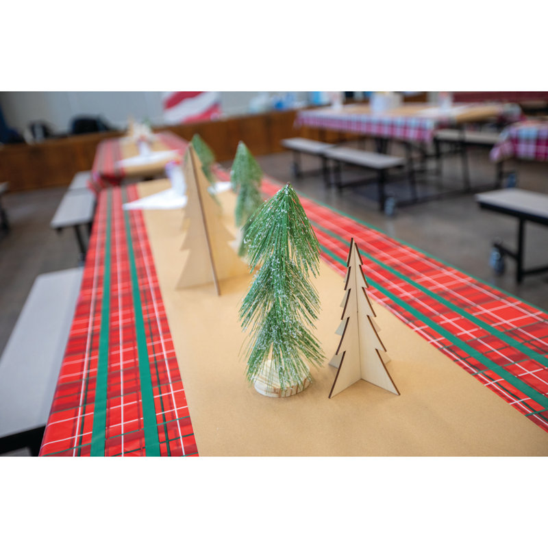 Ilgaz Plaid Christmas Tablecloth