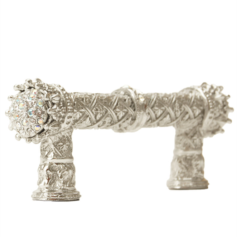 Poignée Carpe Diem Queen Elizabeth, 3", Chrome