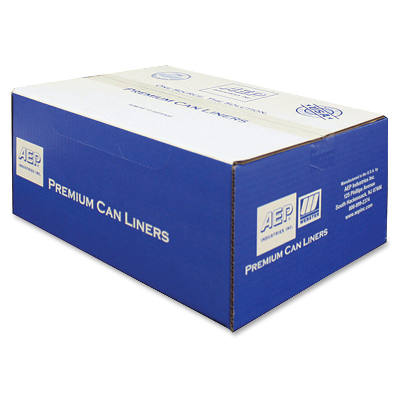 Sacs de recyclage 45-gal high dense, 250 count