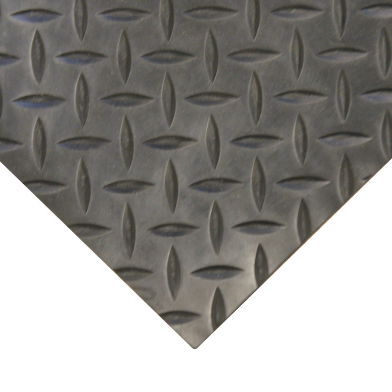Rubber-Cal, Inc. 48'' Garage Flooring in Black, 120" L x 48" W