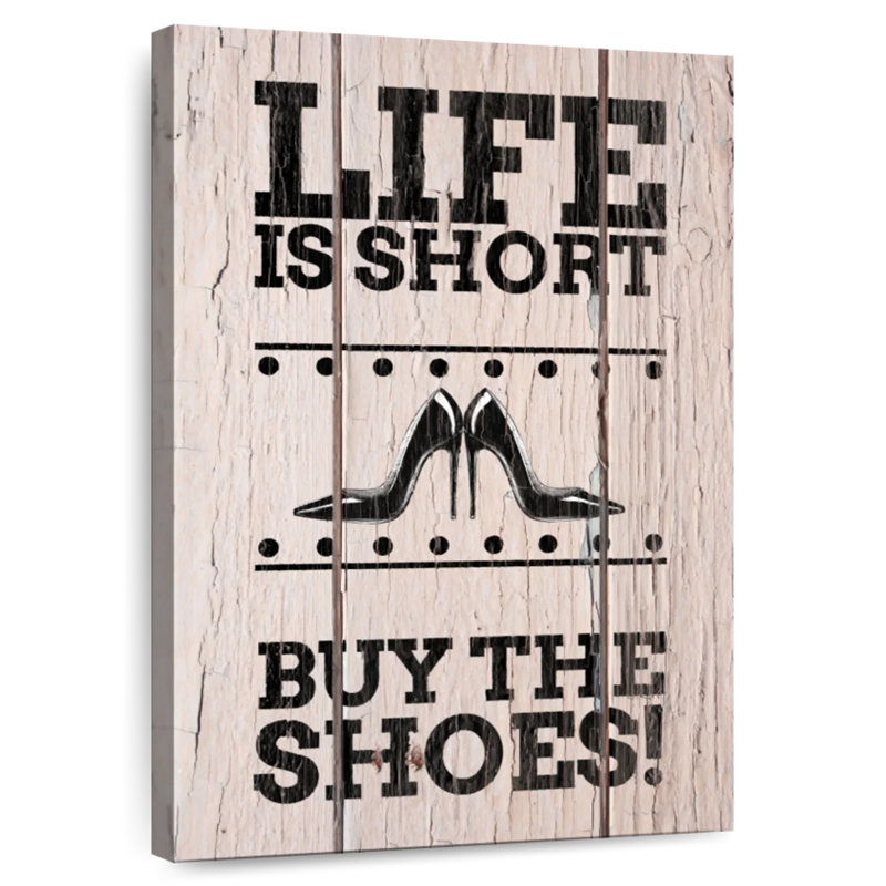 Shuttleworth Shoe Lover Typography, 39" H x 26" W