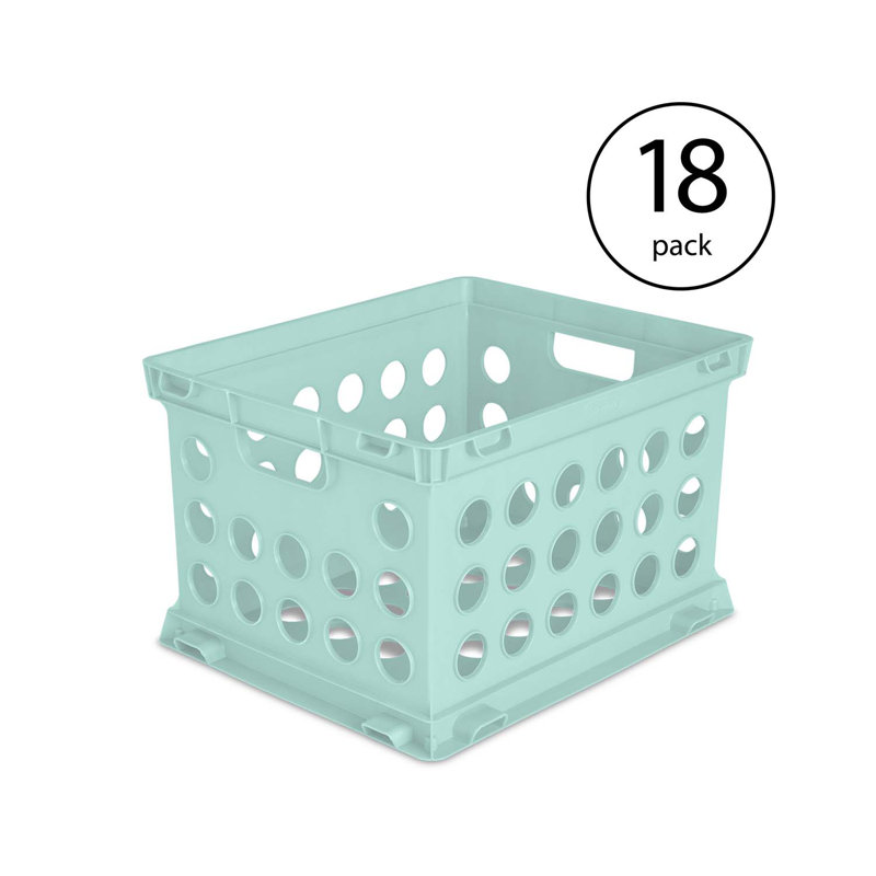 Stackable File Storage Plastic Crate