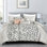  Édredon 7 pièces en microfibre beige