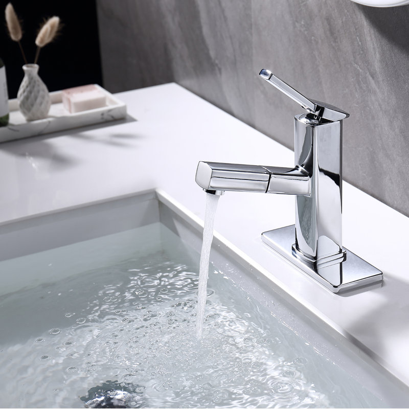 Single-handle Bathroom Faucet, Chrome