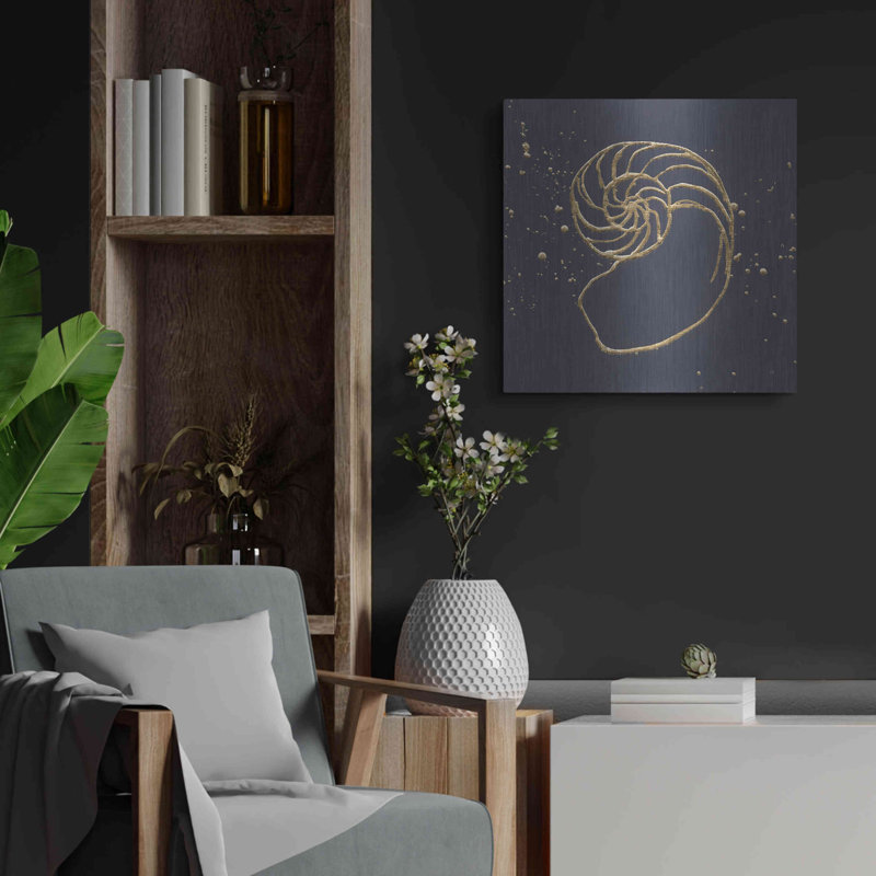 «Gold Nautilus II» par Chris Paschke, H 24 po x l 24 po