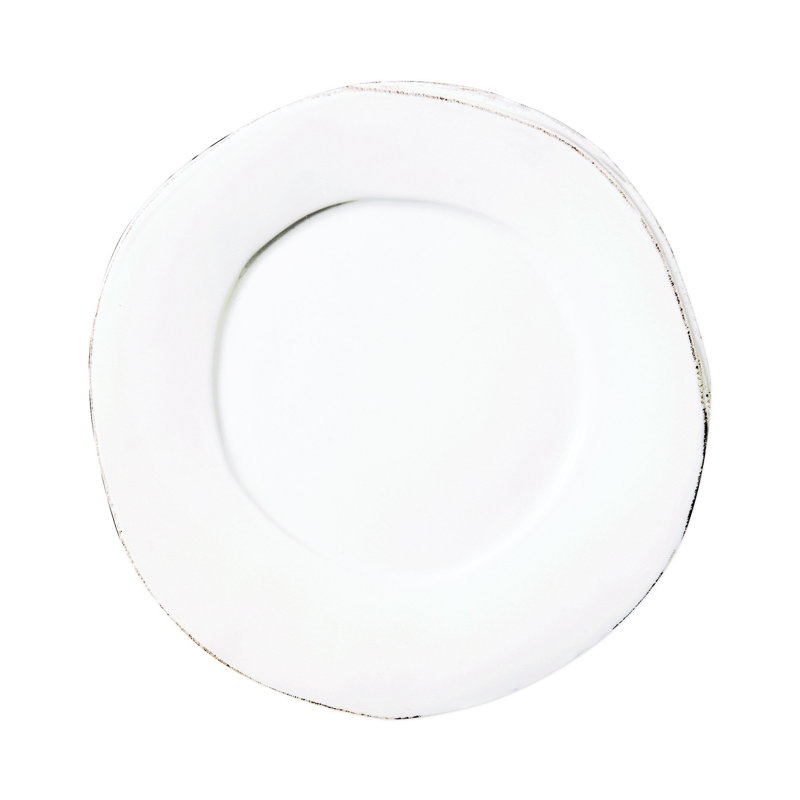 Lastra Handmade Stoneware Dinnerware Set, White