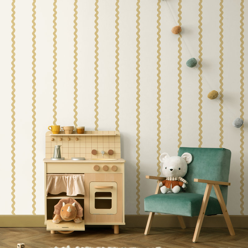 Do The Wiggle Stripe, Yellow Cream