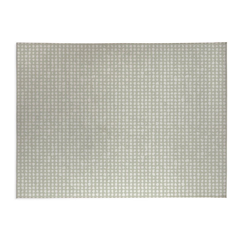 Grunge Row Non-Slip Outdoor Rug, Rectangle 8' x 10'