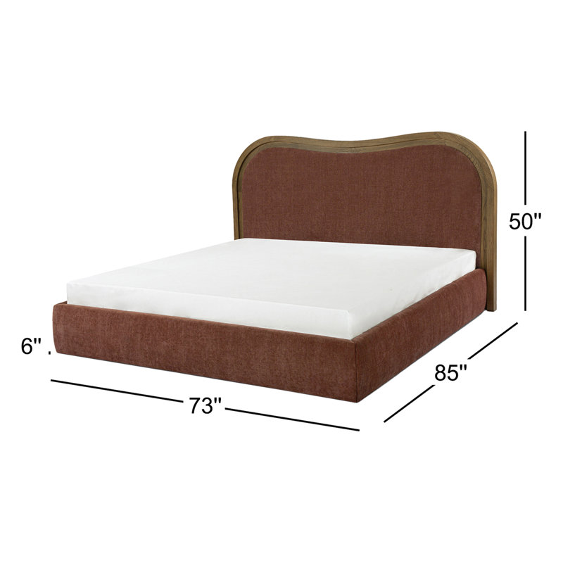 Camilla Queen Bed Chestnut, Queen